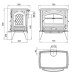 Чугунная печь Dovre 760 WD