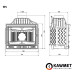 Каминная топка KAWMET W4 (14,5 kW) Каминная топка KAWMET W4 (14,5 kW)