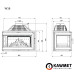Каминная топка KAWMET W16 с правым боковым стеклом без рамы (13.5 kW) Каминная топка KAWMET W16 с правым боковым стеклом без рамы (13.5 kW)