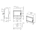 Каминная топка Nordflam ROTEN STANDARD Каминная топка Nordflam ROTEN STANDARD