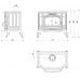 Отопительная печь Kratki Koza K9 150 (10 кВт) Отопительная печь Kratki Koza K9 150 (10 кВт)
