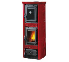 Печь камин Nordica Gaia Forno (бордовая)