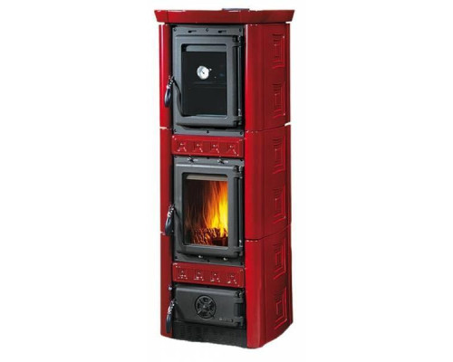 Печь камин Nordica Gaia Forno (бордовая) Печь камин Nordica Gaia Forno (бордовая)