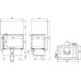 Каминная топка Defro Home INTRA SM BL G (Чёрный шамот)