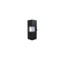 Стальная печь Defro Home QUADROOM Черная Стальная печь Defro Home QUADROOM Черная