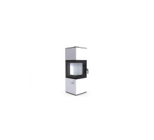 Стальная печь Defro Home QUADROOM Белая Стальная печь Defro Home QUADROOM Белая