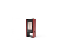 Сталева піч Defro Home SOLUM LOG Червона Сталева піч Defro Home SOLUM LOG Червона
