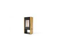 Стальная печь Defro Home SOLUM LOG Золотая