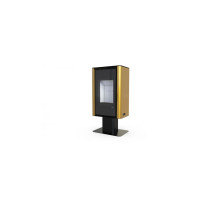 Стальная печь Defro Home SOLUM TOP Золотая