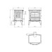 Чугунная печь Dovre 640 WD/E8 Чугунная печь Dovre 640 WD/E8