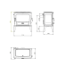 Чугунная печь Dovre TAI 55MD Чугунная печь Dovre TAI 55MD