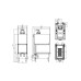 Каминная топка Hitze TRINITY TRI54X80X53 Каминная топка Hitze TRINITY TRI54X80X53