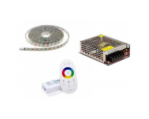 Светодиодное освещение RGB для бани (комплект 1м) Светодиодное освещение RGB для бани (комплект 1м)