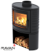 Чугунная печь камин Ravan Deluxe 14 кВт