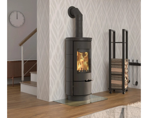 Печь камин Thorma ANDORRA Ceramic STANDARD графит мат Печь камин Thorma ANDORRA Ceramic STANDARD графит мат
