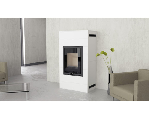 Печь камин Thorma RIVO set white Печь камин Thorma RIVO set white